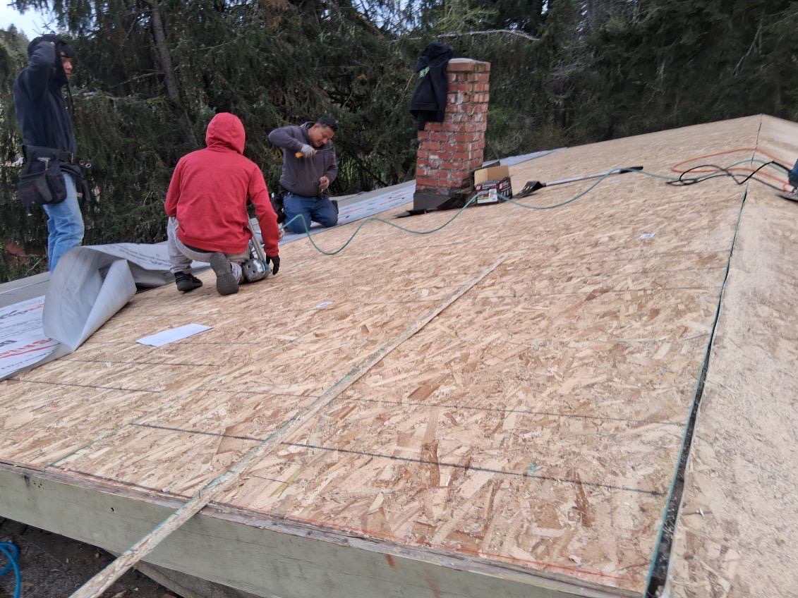 Roof installation by Skyzul Exteriors